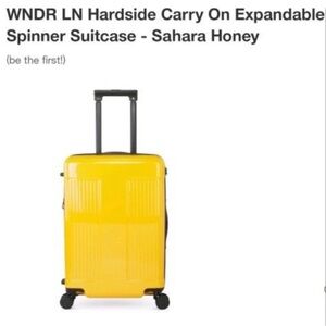 WNDR LN Hardside Carry On Expandable
Spinner Suitcase - Sahara Honey